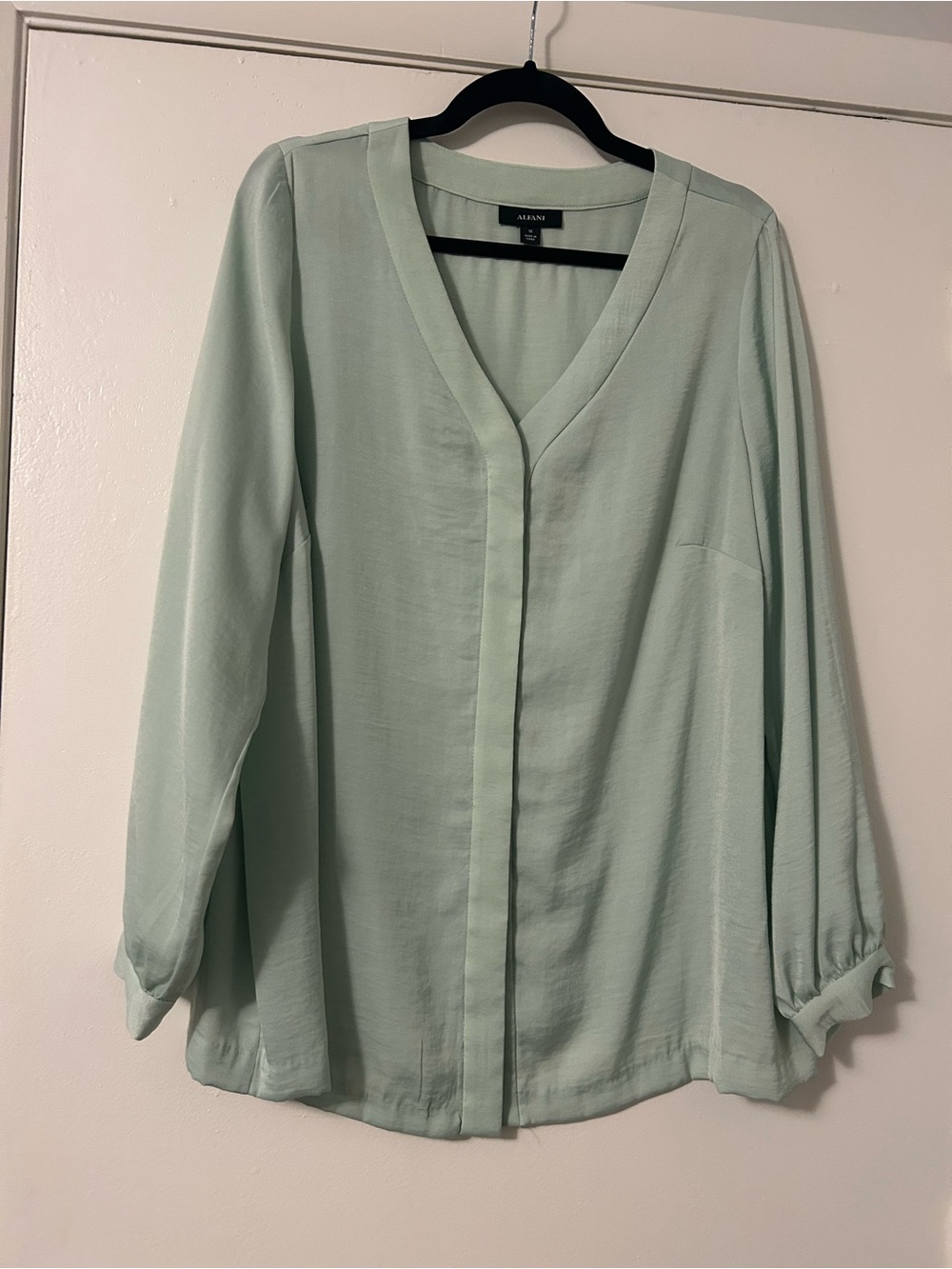 Alfani Teal Blouse